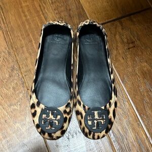 Tory Burch Leopard ballet flats